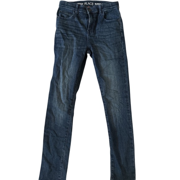The Children's Place Dark Blue Denim Jeans - Picture 1 of 4